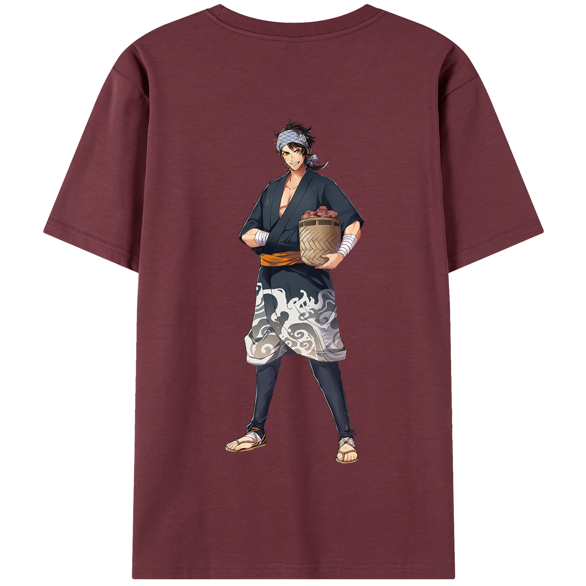 （画像用） 刀剣乱舞 Touken Ranbu 綿100％半袖Tシャツ（背面プリント）